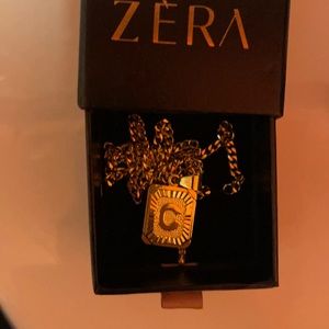 Zera Jewels C Intial Gold Chain